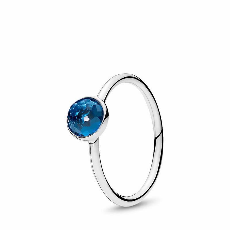 Pandora December Droplet Ring Online NZ, Sterling Silver (436102-XDQ)